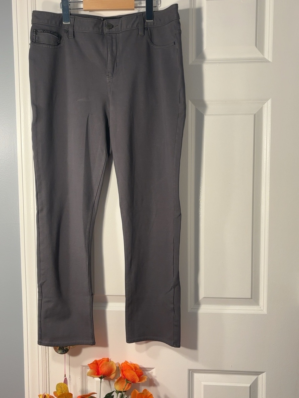 Calvin Klein Jeans Women’s Size 14 Charcoal Gray Straight Leg Pants